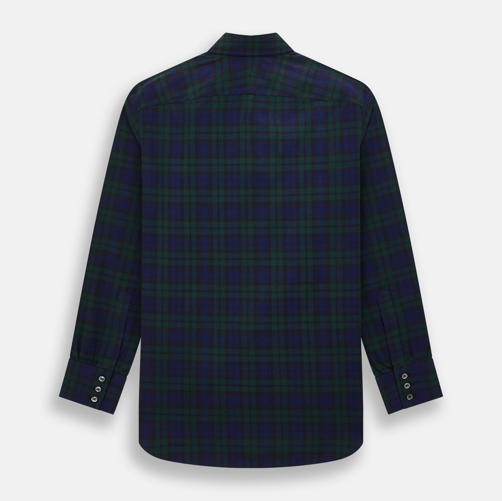 Turnbull & Asser Black Watch Tartan Windsor Shirt Turnbull & Asser Black Watch Tartan Windsor Shirt