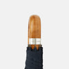 View 3 of product Navy Telescopic Umbrella with Brown Maple Crook Handle