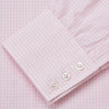 View 4 of product Pink Windowpane Check Mayfair Shirt