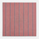Red Track Stripe Hand-Rolled Handkerchief