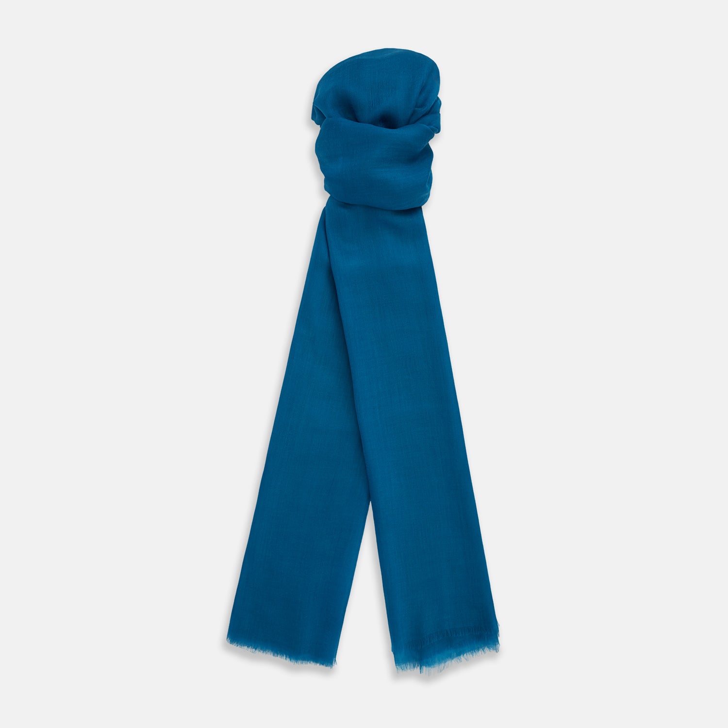 View 1 of product Steel Blue Cashmere Scarf
