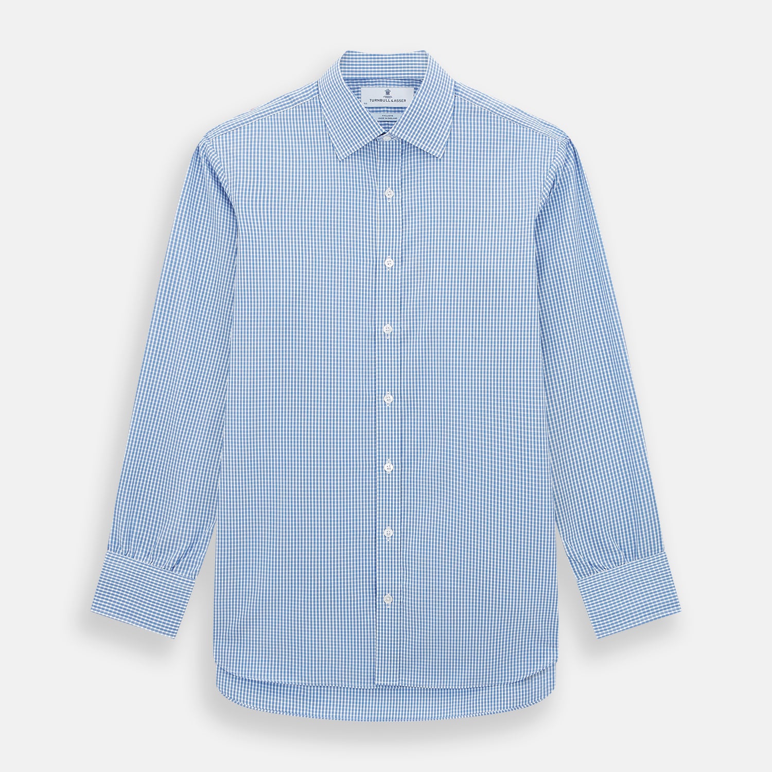 View 1 of product Blue Multi Micro Check Mayfair Shirt