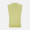 View 3 of product Melon Green V-neck Cashmere Vest