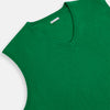 Grass Green Cashmere V-Neck Vest