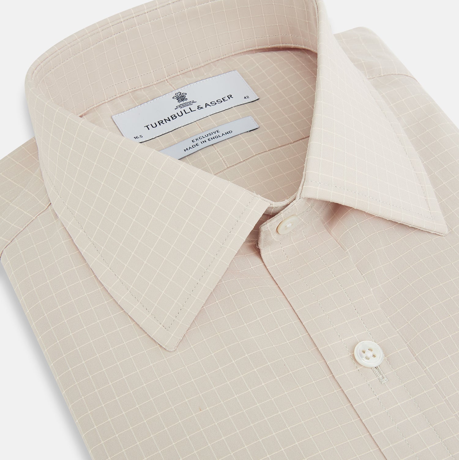 View 2 of product Pale Pink Fine Check Mayfair Shirt