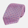 View 1 of product Blue and Pink Multi Dot Silk Tie