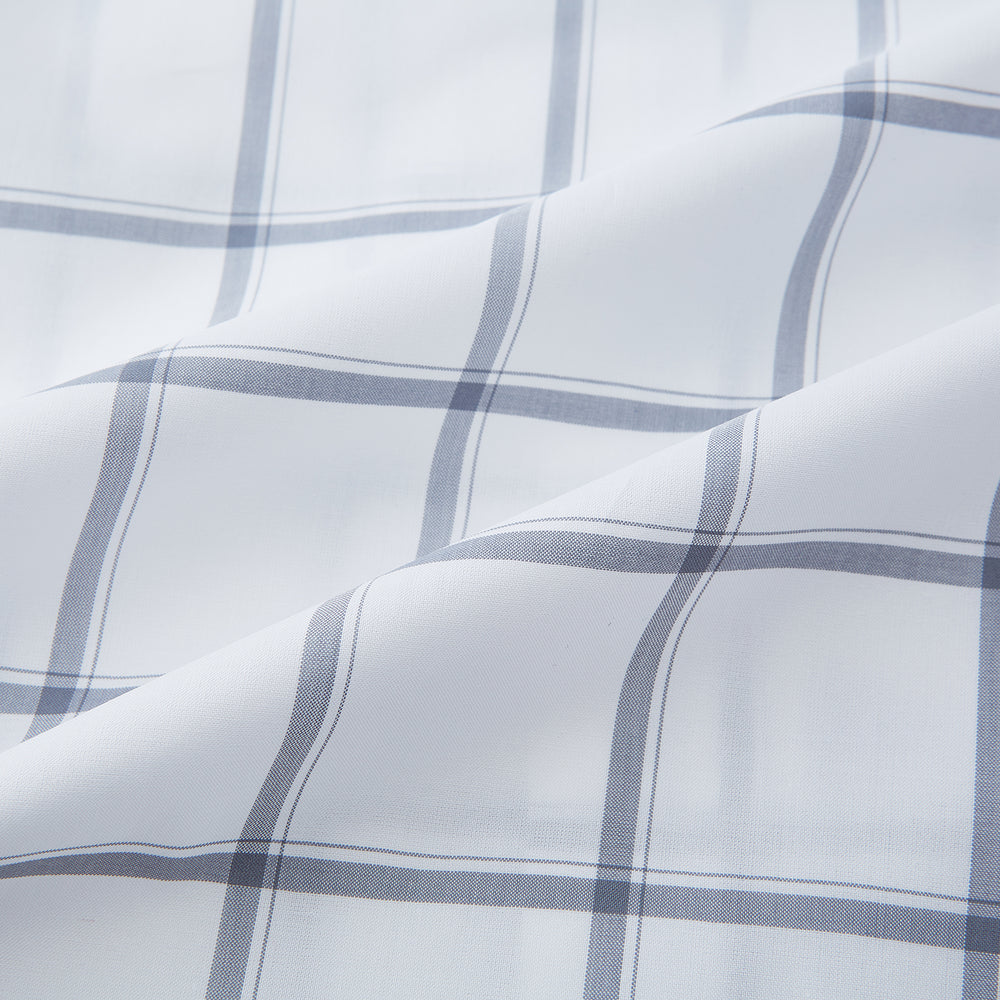 Grey Grid Check Mayfair Shirt