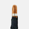 View 3 of product Black Watch Tartan Telescopic Umbrella with Whangee Crook Handle