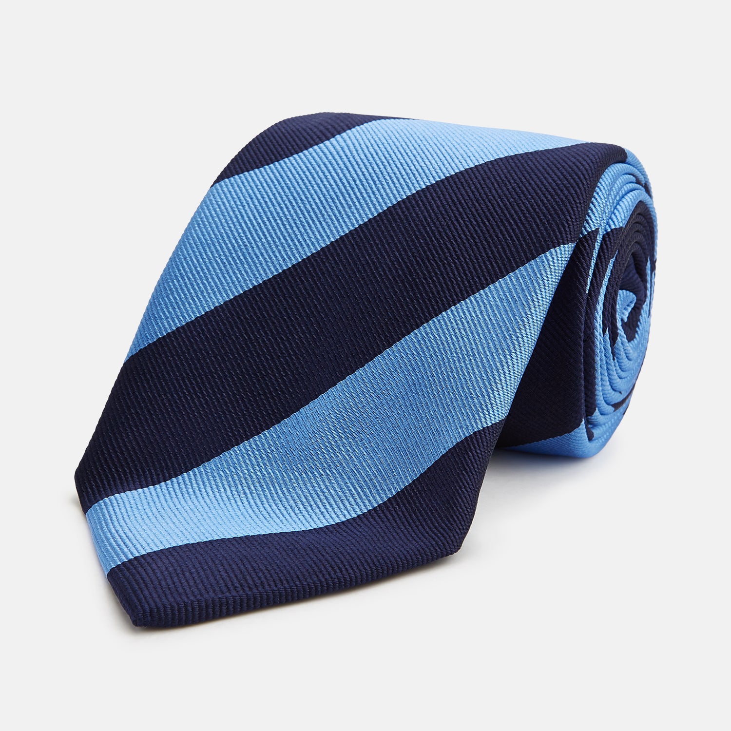 View 1 of product BLOCK STRIPE NAVY RIVER TIE