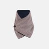View 1 of product Burgundy Herringbone Silk and Linen Neck Warmer