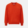 View 1 of product Red Orange Cashmere V-neck Jumper