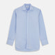 DR. NO Pale Blue West Indian Sea Island Cotton Shirt with DR. NO Collar and Cuff As Seen on James Bond