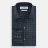 View 5 of product Navy and Khaki Tartan Windsor Shirt