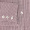 View 4 of product Burgundy Micro Shadow Check Mayfair Shirt