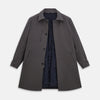 View 4 of product Charcoal Melange John Arthur Trench Coat