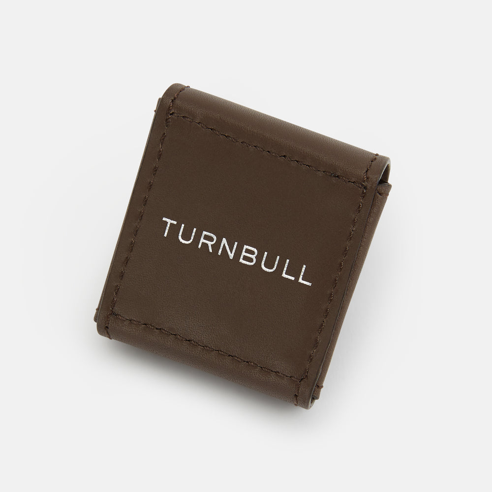Dark Chocolate Leather Cufflinks
