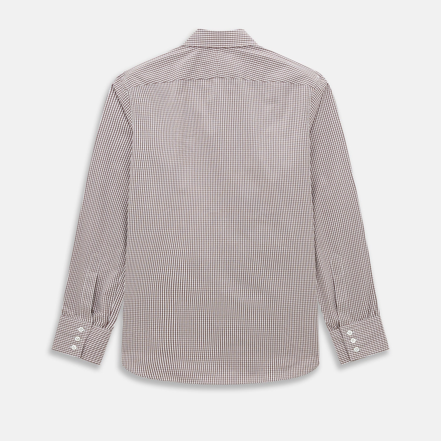 View 3 of product Burgundy Micro Check Westminster Shirt