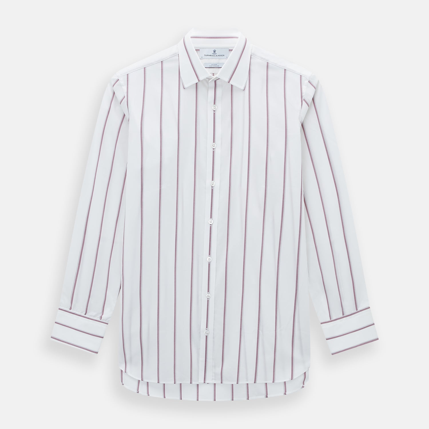 View 1 of product Wine Track Stripe Mayfair Shirt