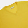 View 2 of product Canary Yellow Fine Merino V-Neck Jumper