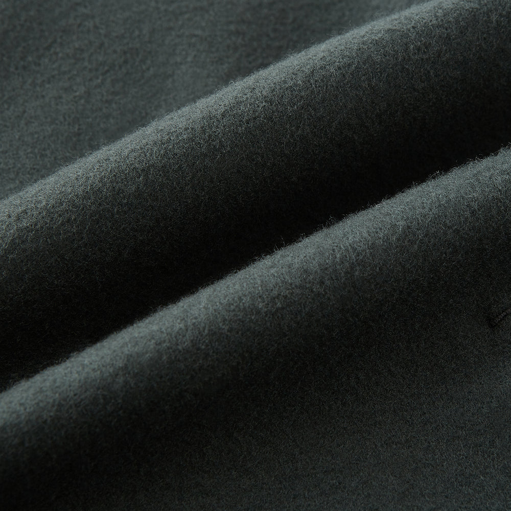 Moss Green  Apsley Single-Breasted Caban Coat