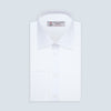 View 1 of product White Sea Island Quality Cotton Twill Shirt with T&amp;A Collar and 3-Button Cuffs