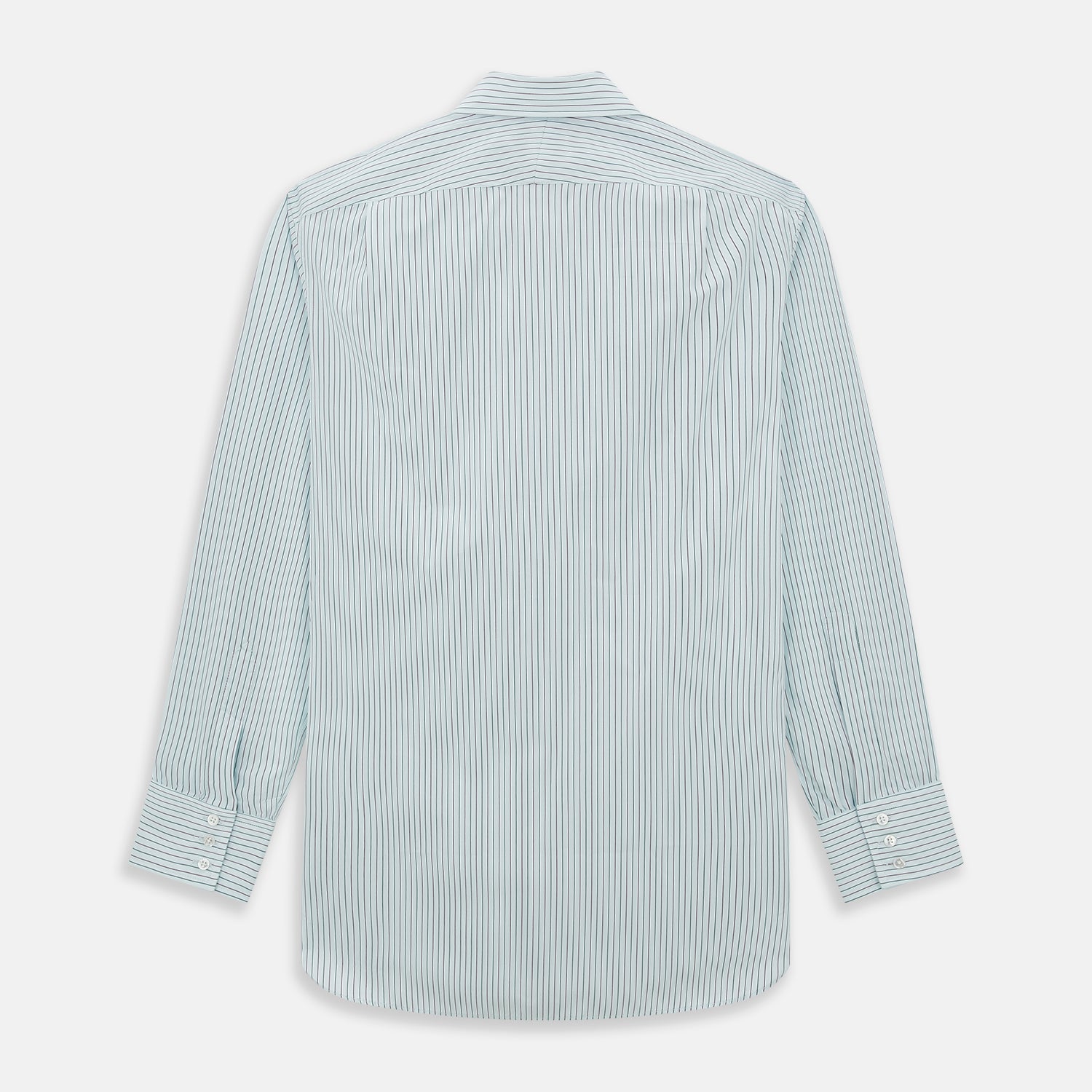 View 3 of product Green and Burgundy Pinstripe Mayfair Shirt