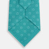View 3 of product Turquoise Medallion Printed Silk Tie