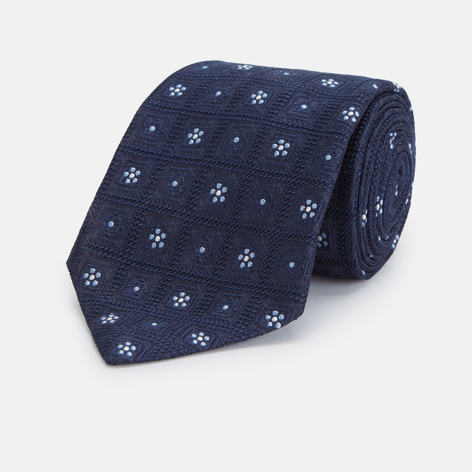 View 1 of product Jacquard Silk Circle Tie