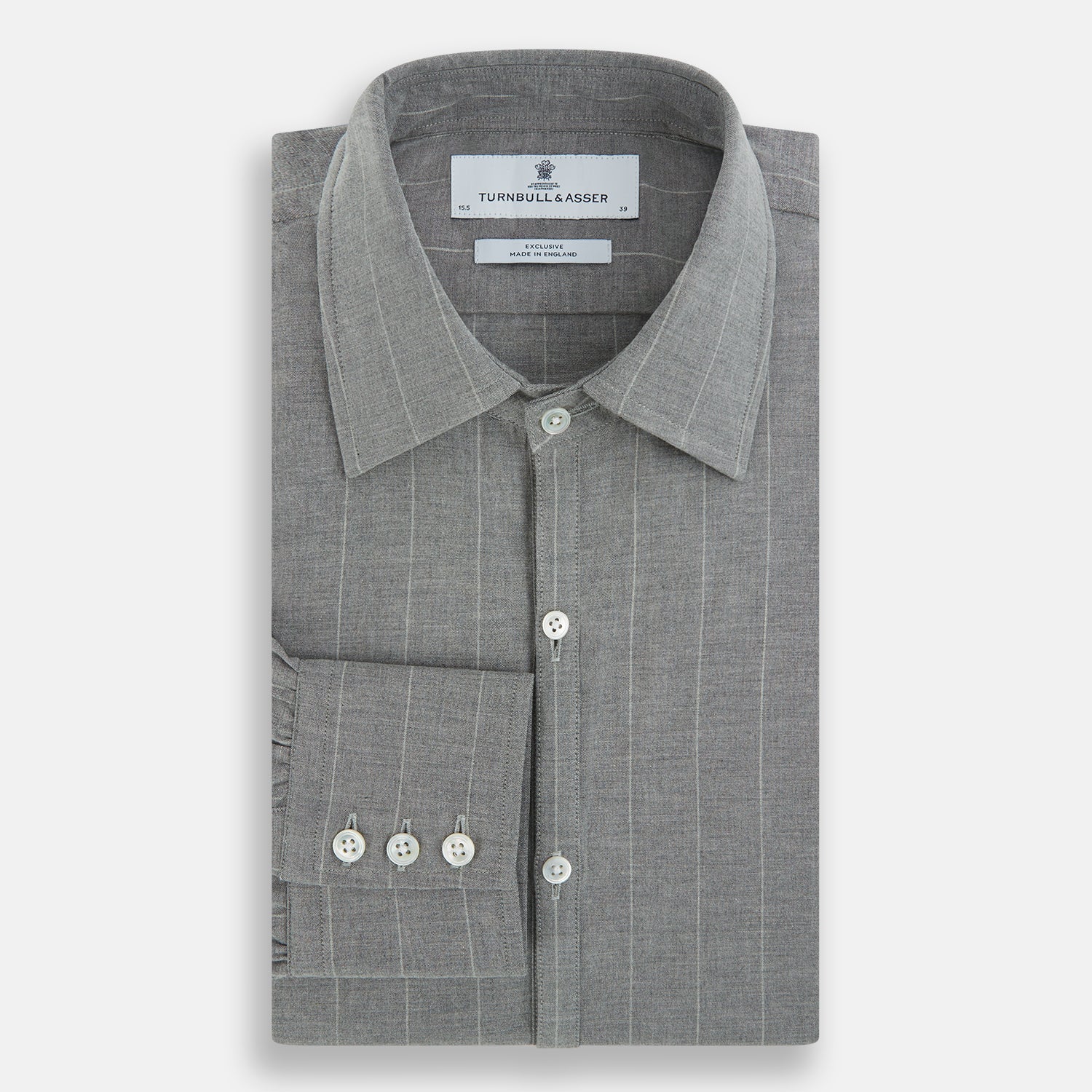 View 5 of product Grey Wide Stripe Westminster Shirt