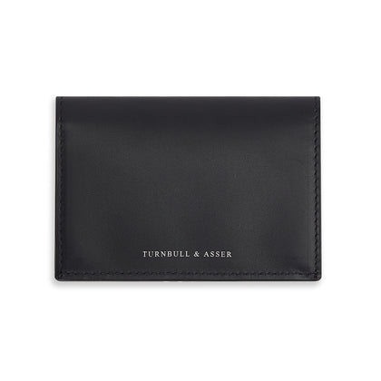 Navy Leather Bi-Fold Card Holder Image 3
