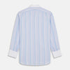 View 5 of product Light Blue Multi Stripe Cotton Regular Fit Penrose Shirt