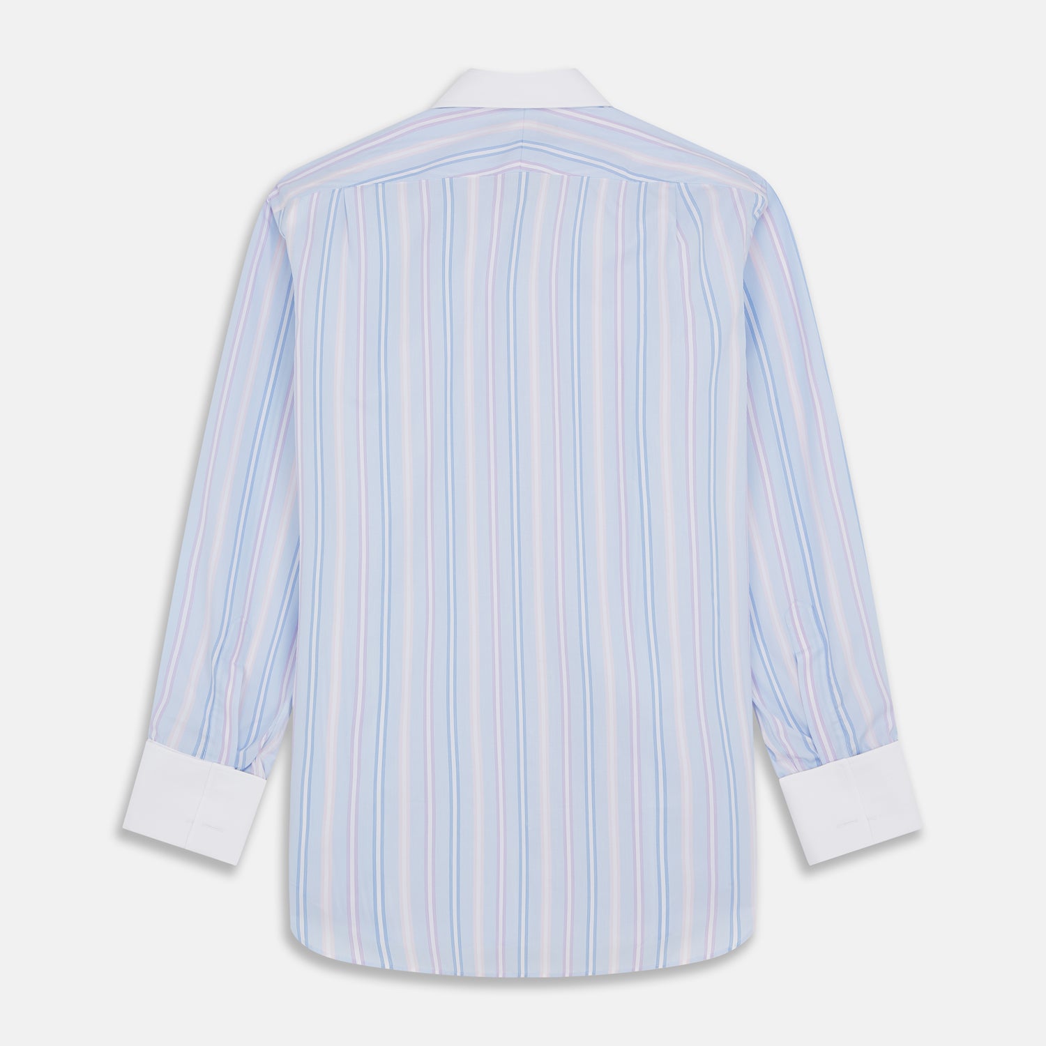 View 5 of product Light Blue Multi Stripe Cotton Regular Fit Penrose Shirt