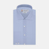 View 1 of product Tailored Fit Light Blue End-on-End Shirt With Kent Collar and 2-Button Cuffs