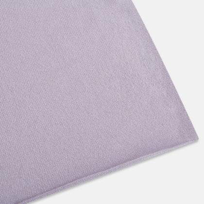 Plain Lilac Cashmere Knitted Scarf