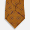 View 3 of product Purple and Orange Micro Dot Silk Tie