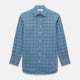Steel Grey Grid Check Mayfair Shirt