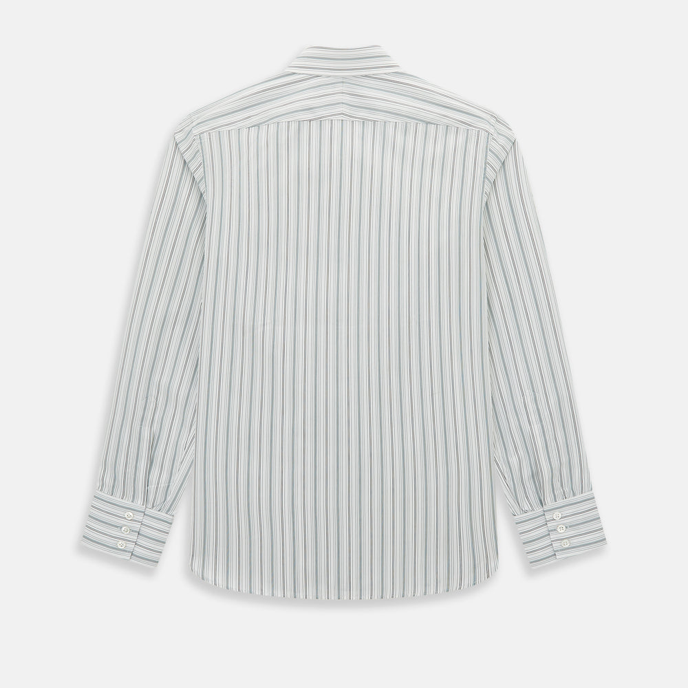 Forest Green Multi Stripe Westminster Shirt