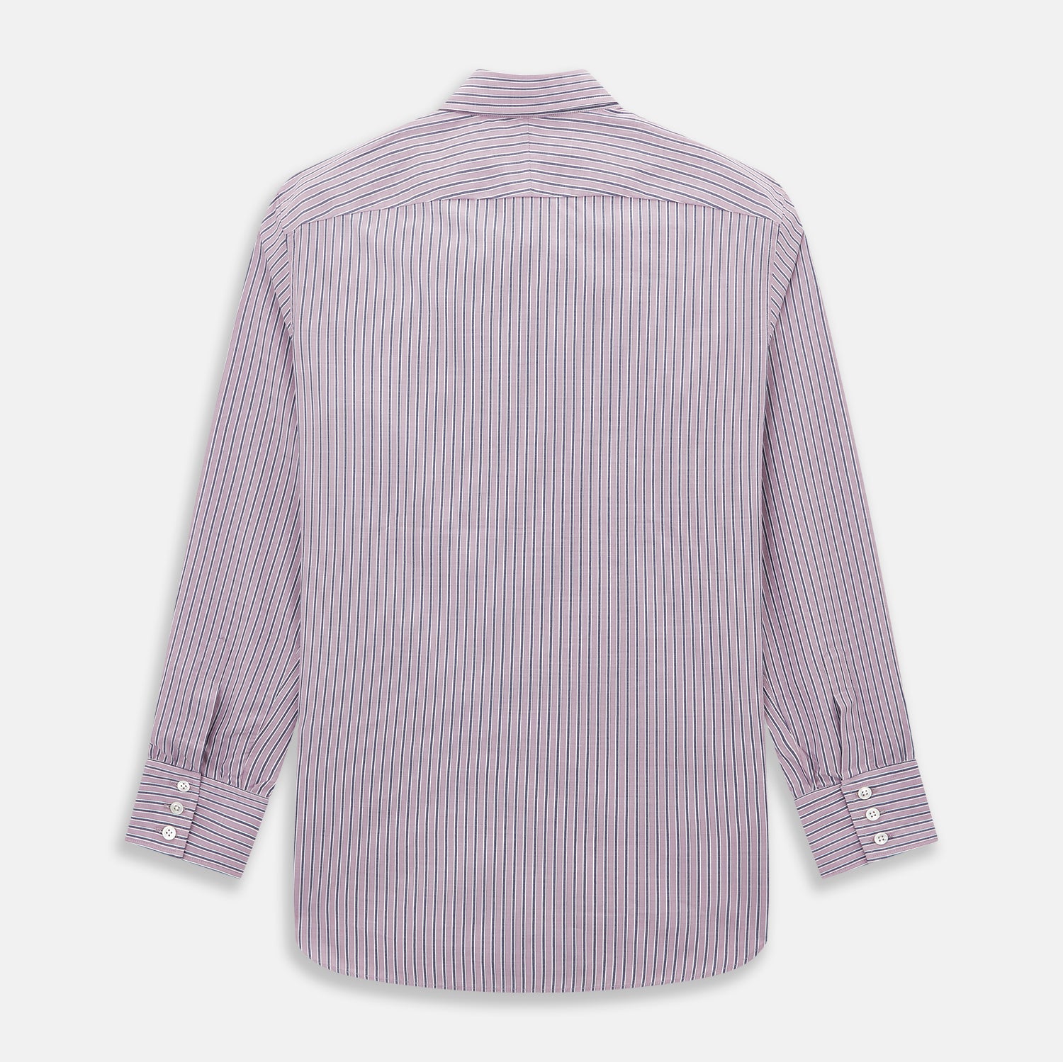 View 3 of product Antique Pink Ticking Stripe Westminster Shirt