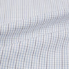 View 6 of product Pale Blue and Grey Grid Check Mayfair Shirt