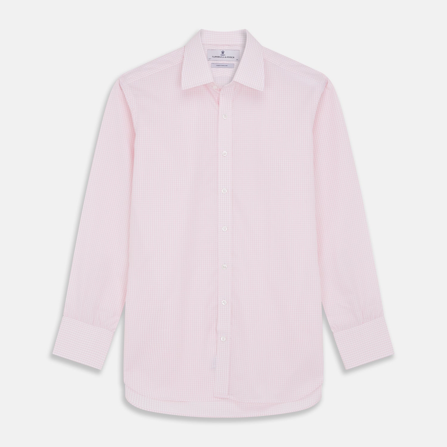 Pink Windowpane Check Mayfair Shirt