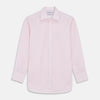 Pink Windowpane Check Mayfair Shirt