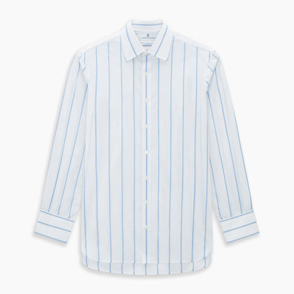 Colony Blue Track Stripe Mayfair Shirt Image 6