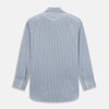 View 3 of product Steel Grey Ticking Stripe Mayfair Shirt
