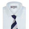 View 4 of product Two-Fold 200 White Cotton Shirt with Regent Collar and 3-Button Cuffs