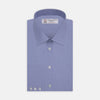View 2 of product Blue End-on-End Sea Island Quality Cotton Fabric