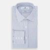 View 5 of product Navy Double Pinstripe Mayfair Shirt