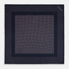 View 3 of product Navy and Lilac Dot Silk Pocket Square