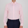 View 2 of product Pink End-on-End Shirt with T&A Collar and Double Cuffs
