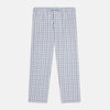 View 2 of product Blue and Pink Tattersall Check Pyjama Trousers