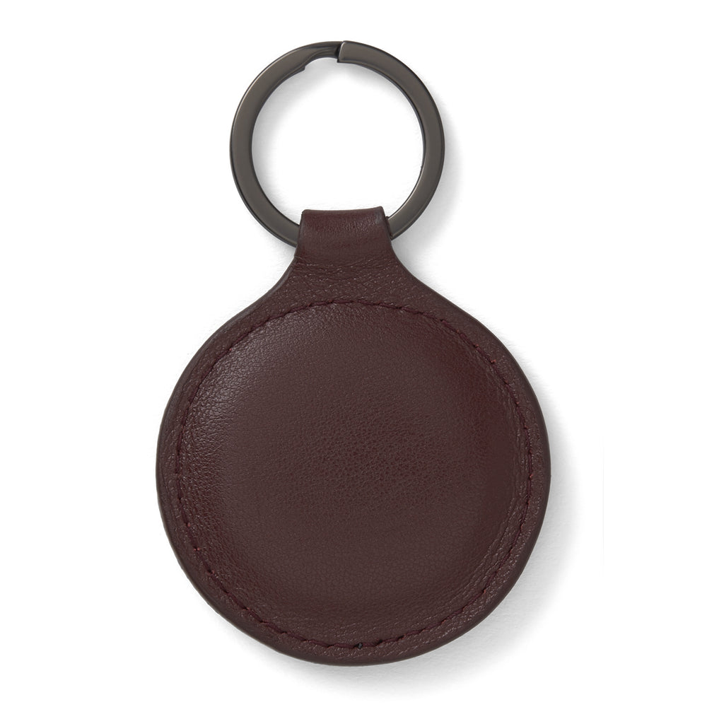 Burgundy Leather Fob Holder